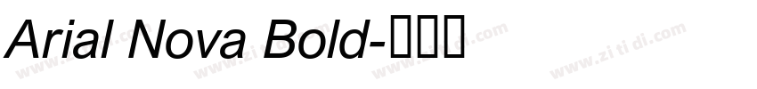Arial Nova Bold字体转换